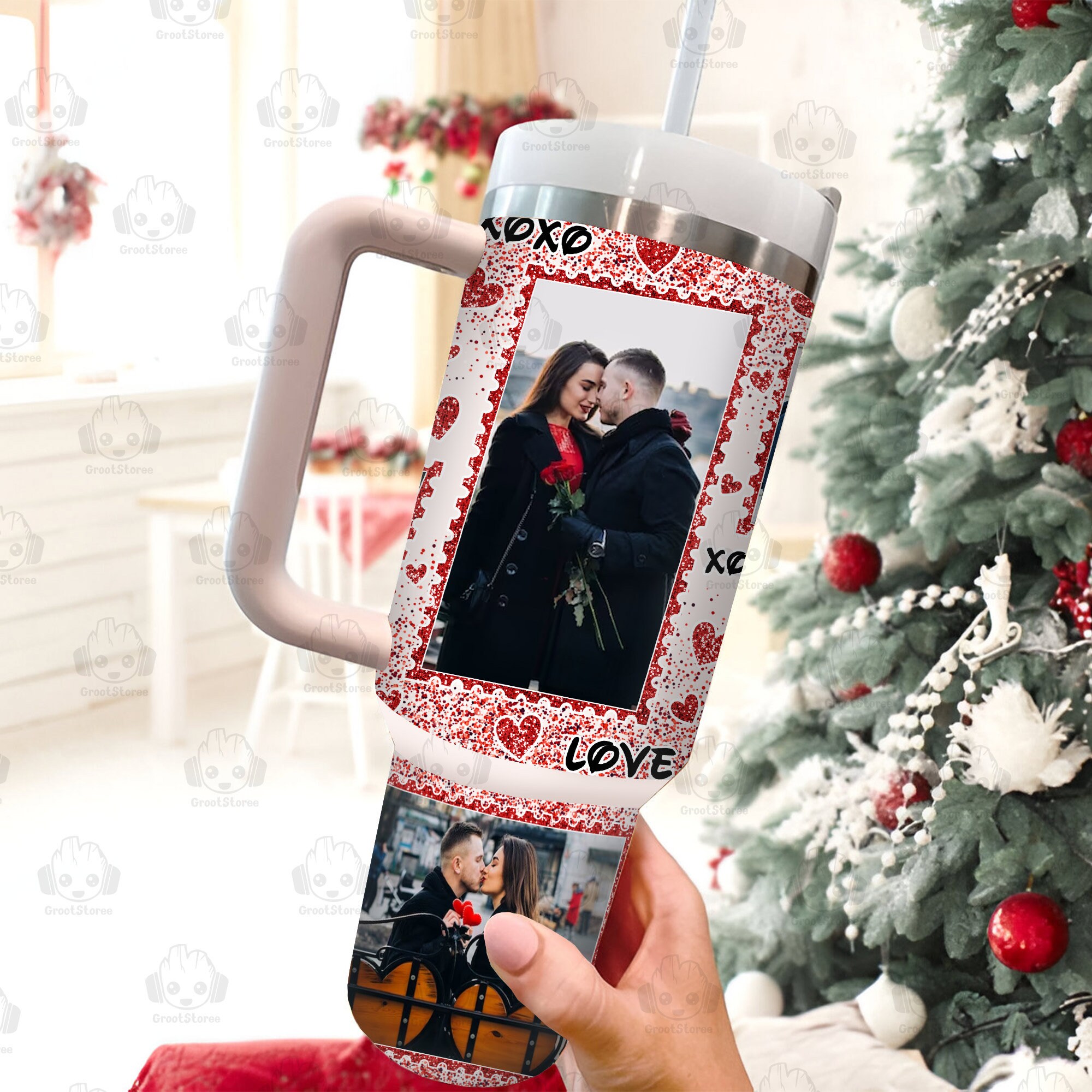 Love Valentines Day Custom Stanley Cup 40 oz 30 oz Tumbler With HandleTVC2301912 - Image 2