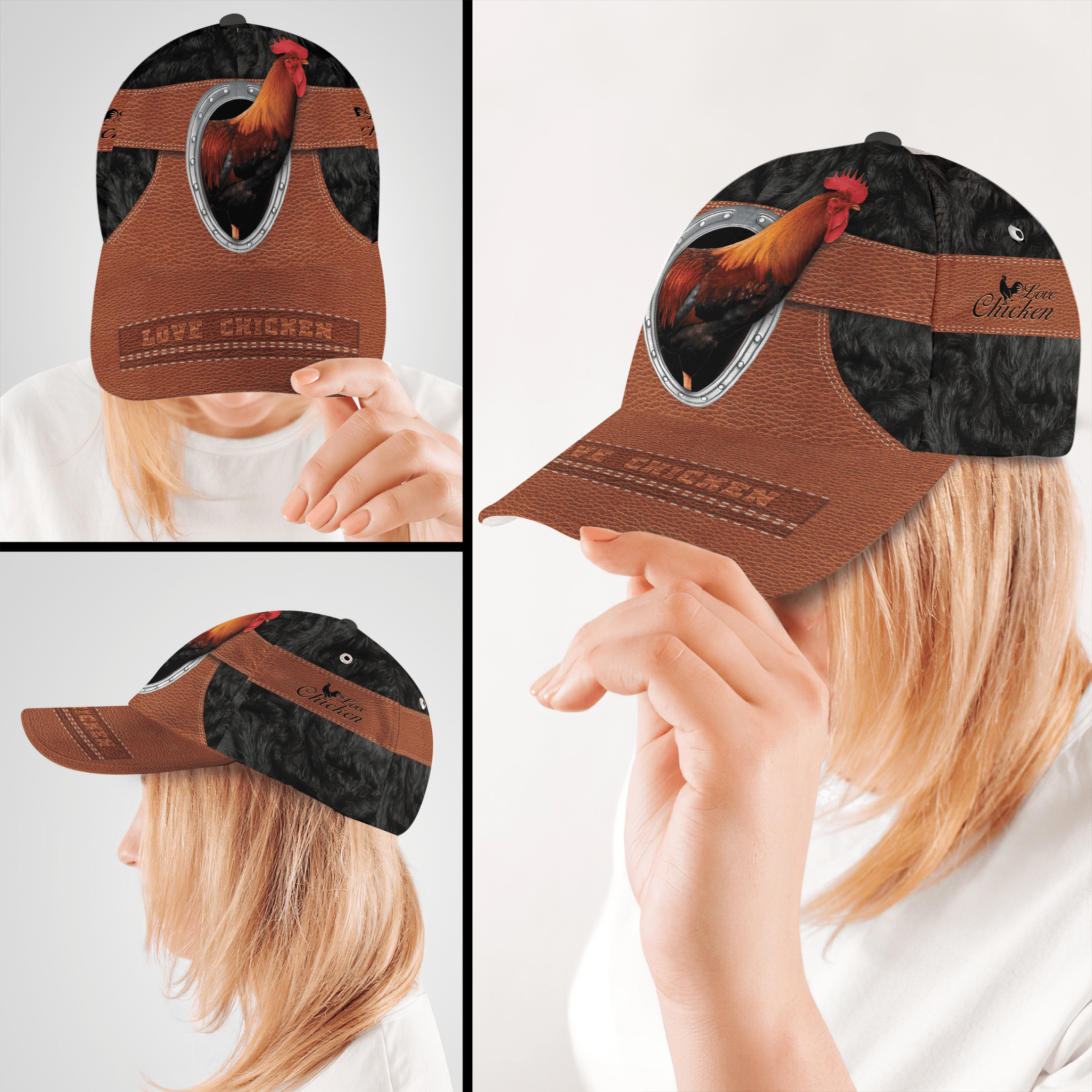 LoveChicken Hat Classic Cap Trucker Hats Custom Hats Gifts For Men & Women