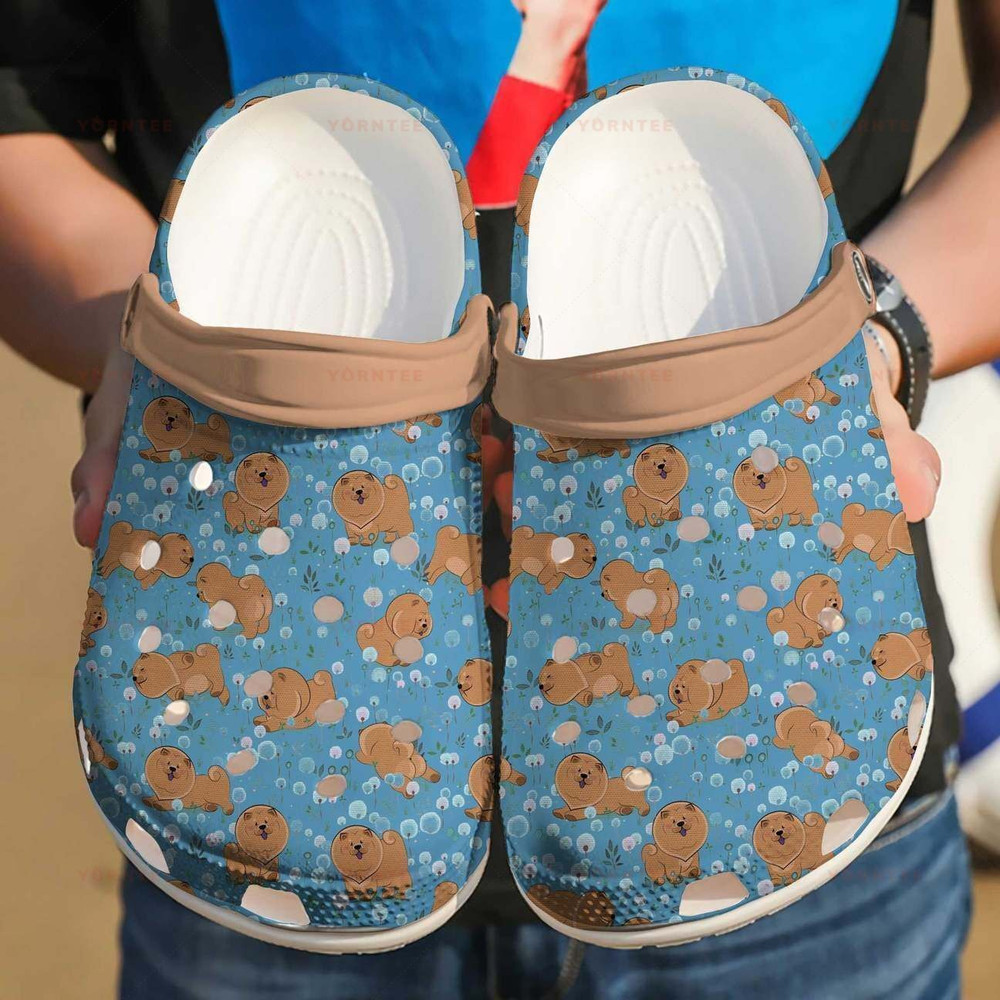 Lovely Chow Chow Gift For Lover Rubber clog Shoes Comfy Footwear