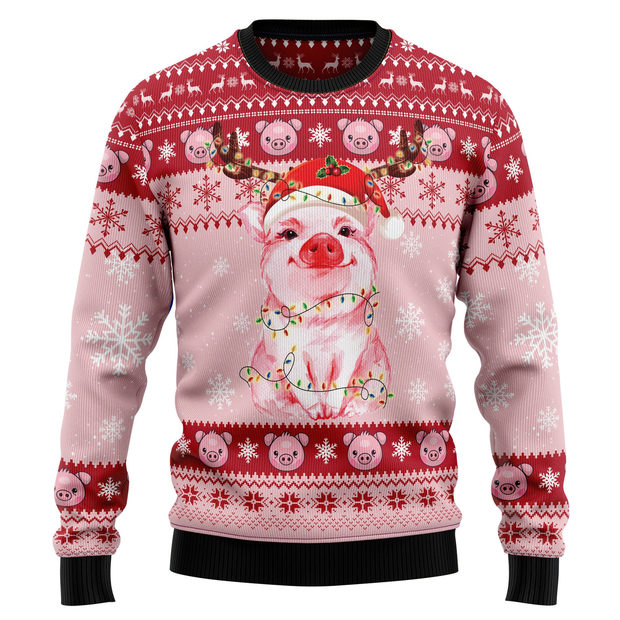 Lovely Pig Ugly Christmas Sweater