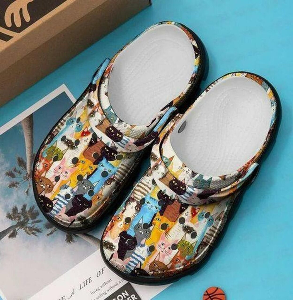 Lovely Teams Cat Personalized 10 Gift For Lover Rubber clog Shoes Comfy Footwear