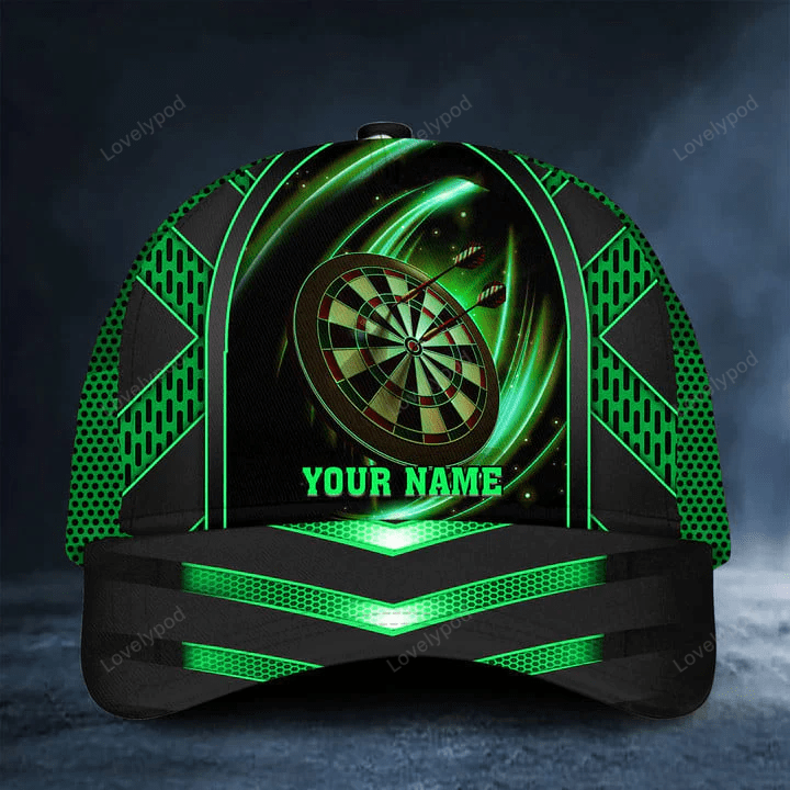 Lovelypod Custom Name Darts Classic Cap, Darts hat for men, Gift for Darts player Trucker Hats Custom Hats Gifts For Men & Women