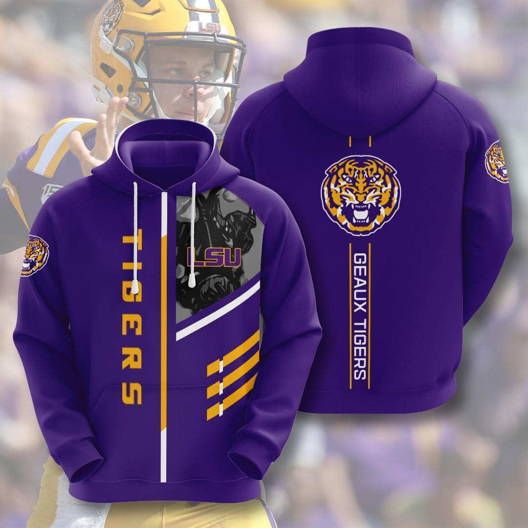 Lsu Tigers 3D All Over Print Hoodie, Zip Hoodie