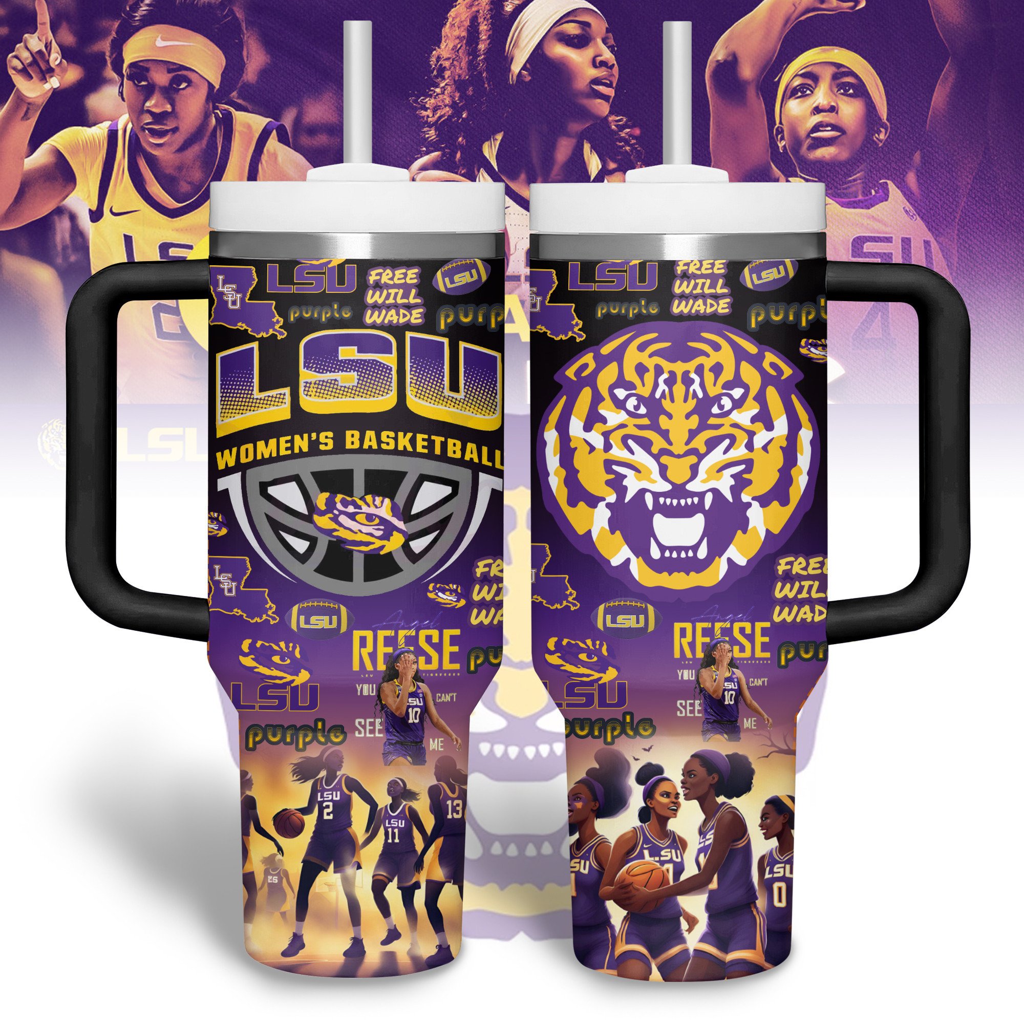 LSU Tigers baseball NCAA Custom Stanley Cup 40 oz 30 oz Tumbler With HandleTVC2301333
