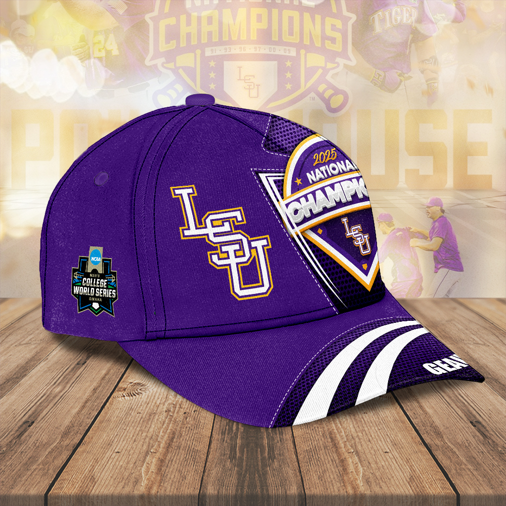 LSU Tigers Ncaa Baseball Personalized Cap For Fan Baseball Cap Classic Hat