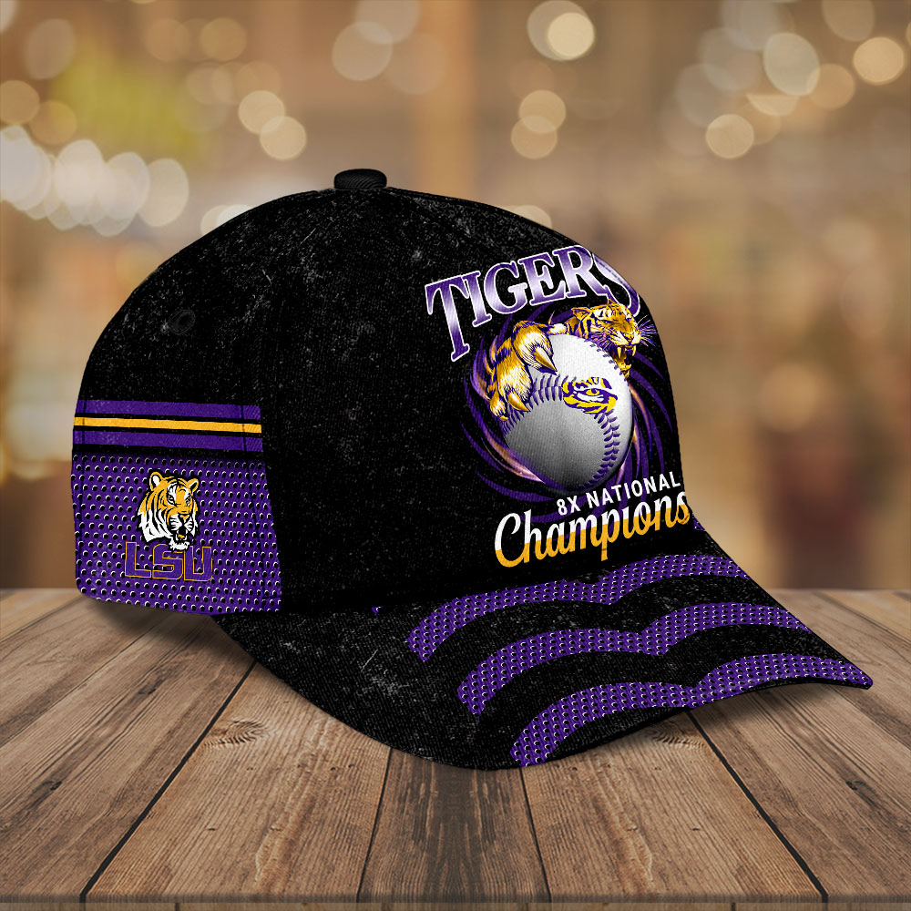 LSU Tigers Ncaa Baseball Personalized Cap For Fan Baseball Cap Classic Hat