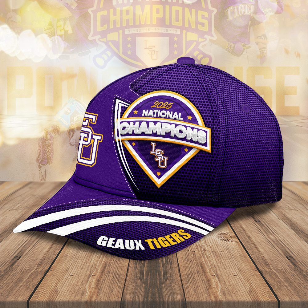 LSU Tigers NCAA Baseball Personalized Cap - Classic Hat for True Fans