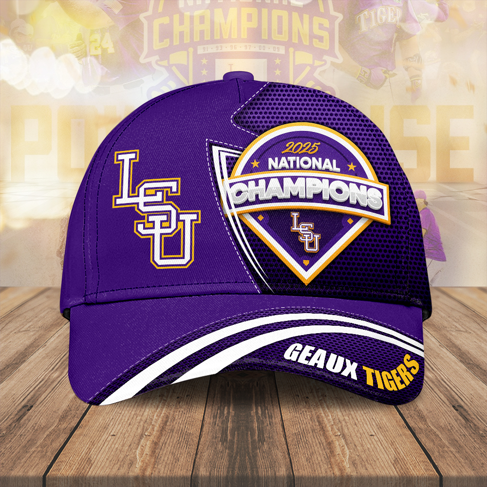 LSU Tigers NCAA Baseball Personalized Cap - Classic Hat for True Fans