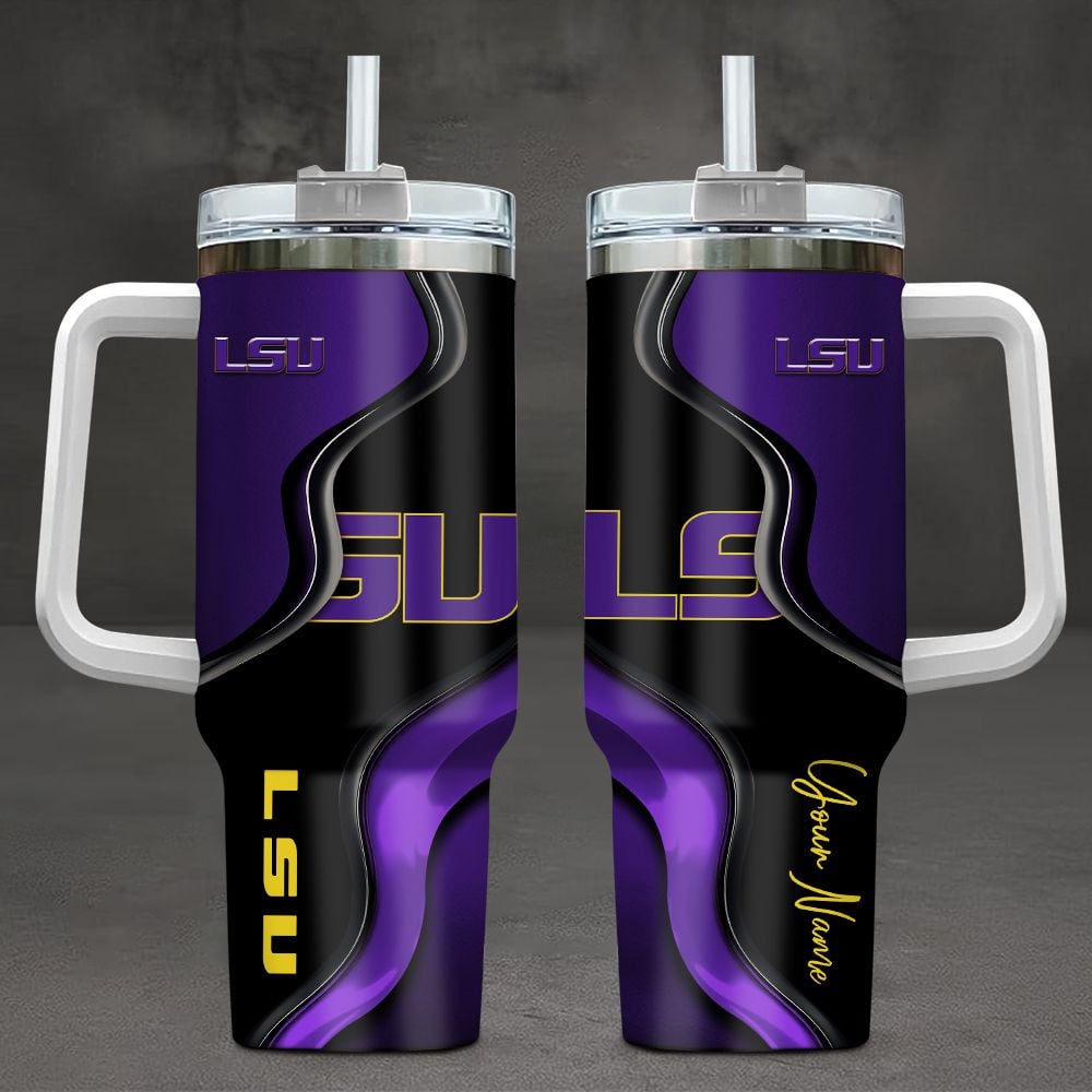 LSU Tigers NCAA Custom Stanley Cup 40 oz 30 oz Tumbler With HandleTVC2301106