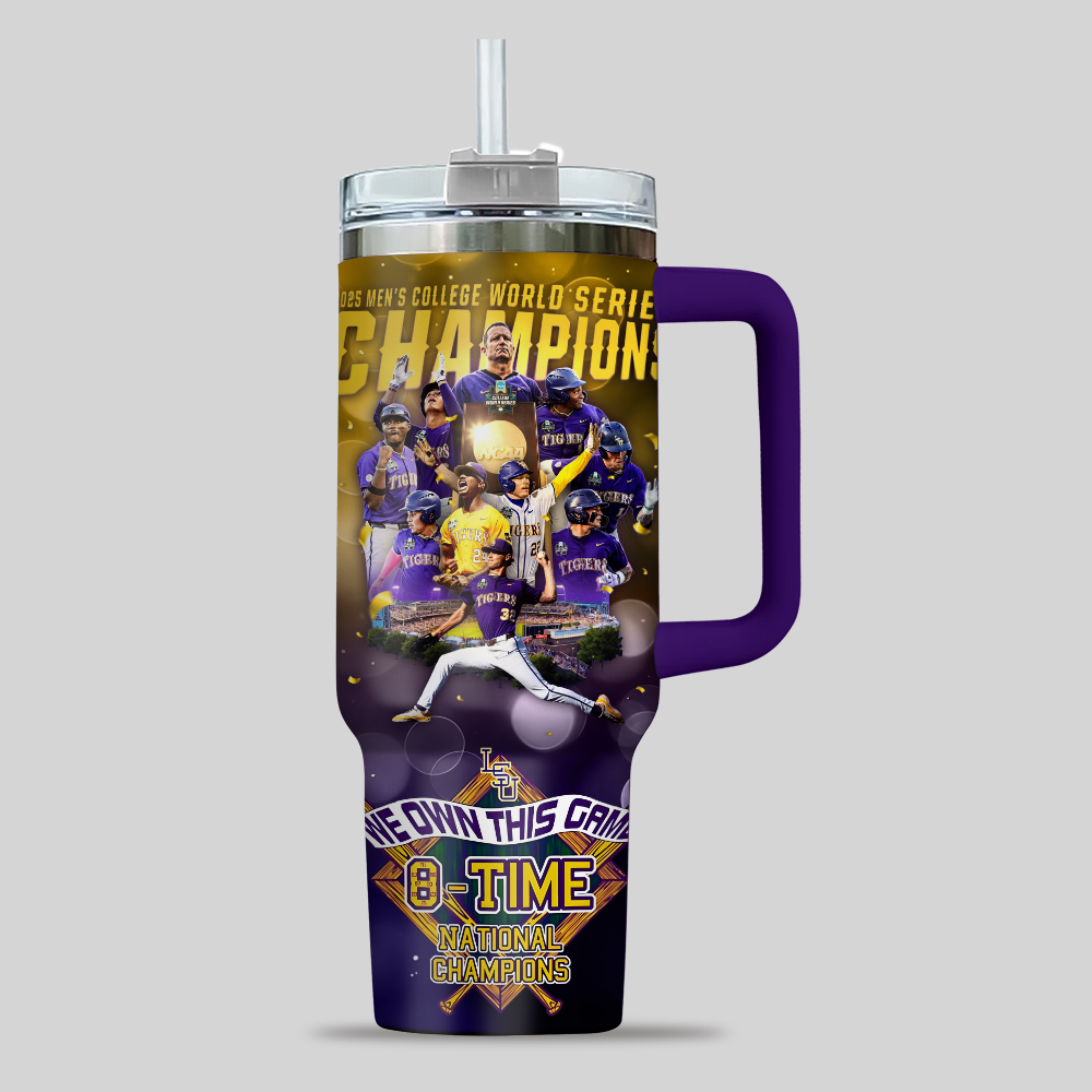 LSU Tigers NCAA Custom Stanley Cup 40 oz 30 oz Tumbler With HandleTVC2301126 - Image 2