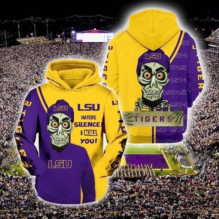 Lsu Tigers Ncaa Haters Silence I Kill You 3D All Over Print Hoodie, Zip Hoodie
