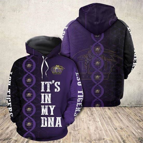 Lsu Tigers Ncaa Its In My Dna 3D All Over Print Hoodie, Zip Hoodie