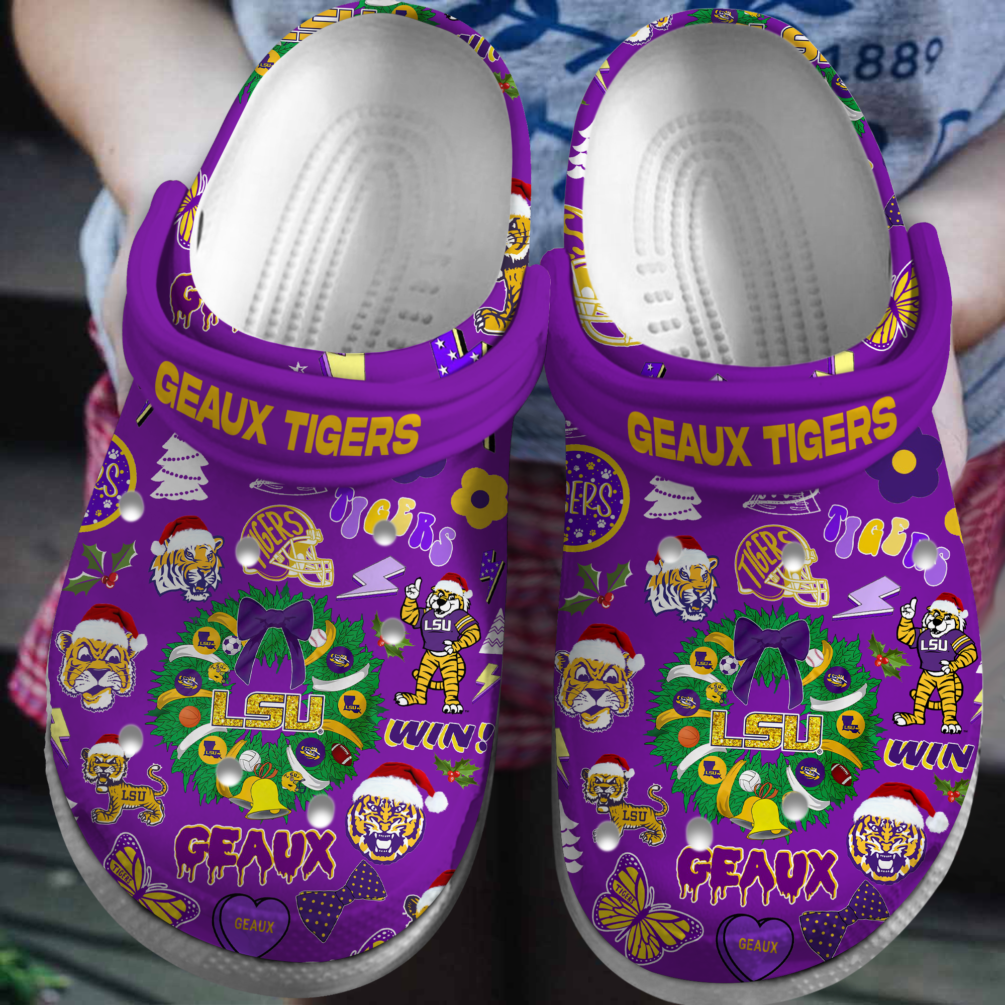 LSU Tigers Crocband Crocs - Game Day Comfort Clogs