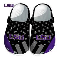 LSU Tigers NCAA Sport Crocs Crocband Clogs Shoes Comfortable For Men Women and Kids