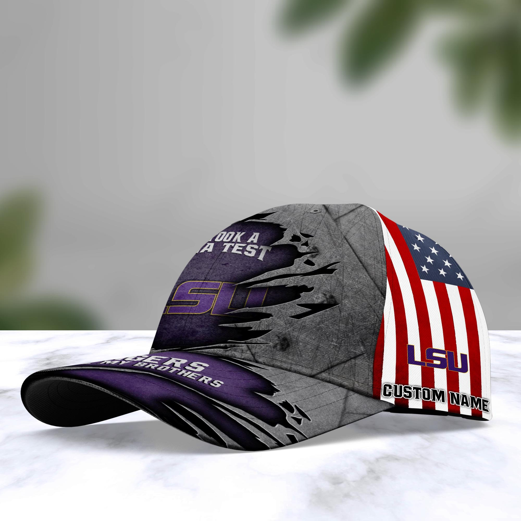 LSU TIGERS Personalized Baseball Caps Trucker Hats Custom Hats Gifts For Men & Women