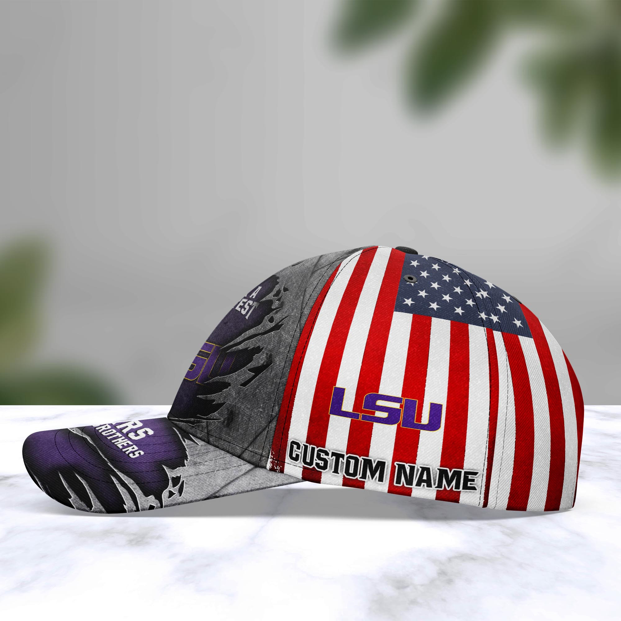 LSU TIGERS Personalized Baseball Caps Trucker Hats Custom Hats Gifts For Men & Women