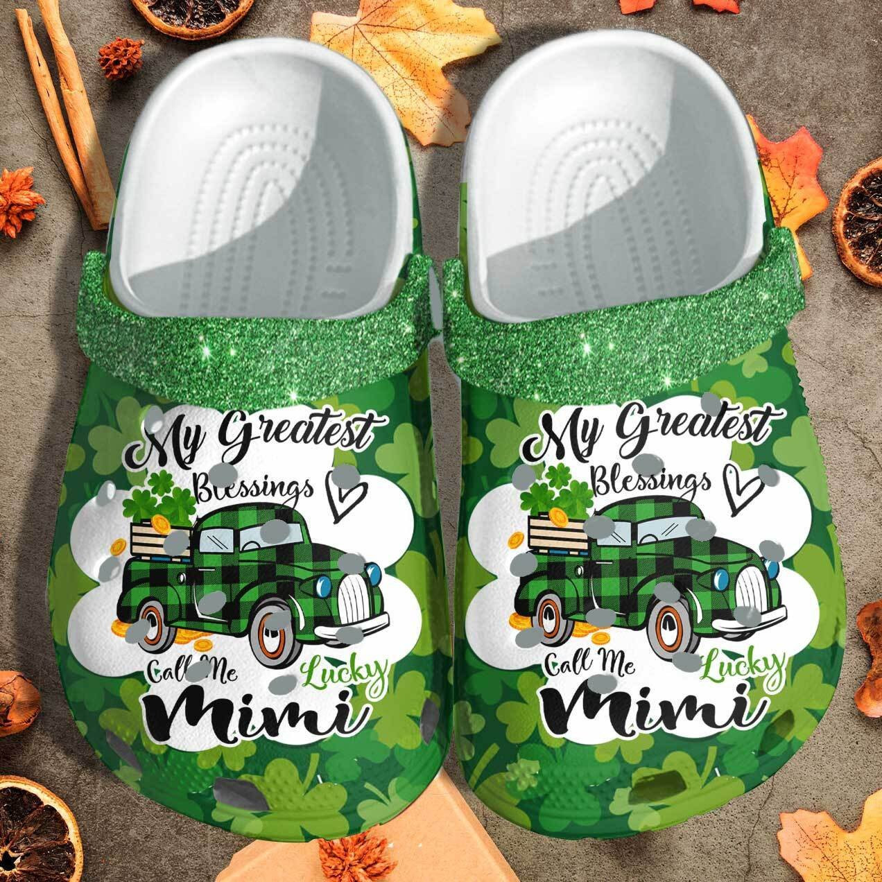Lucky Mimi Blessings Patricks Day Shoes - Irish Shoes Merch 2022 clogs Gifts