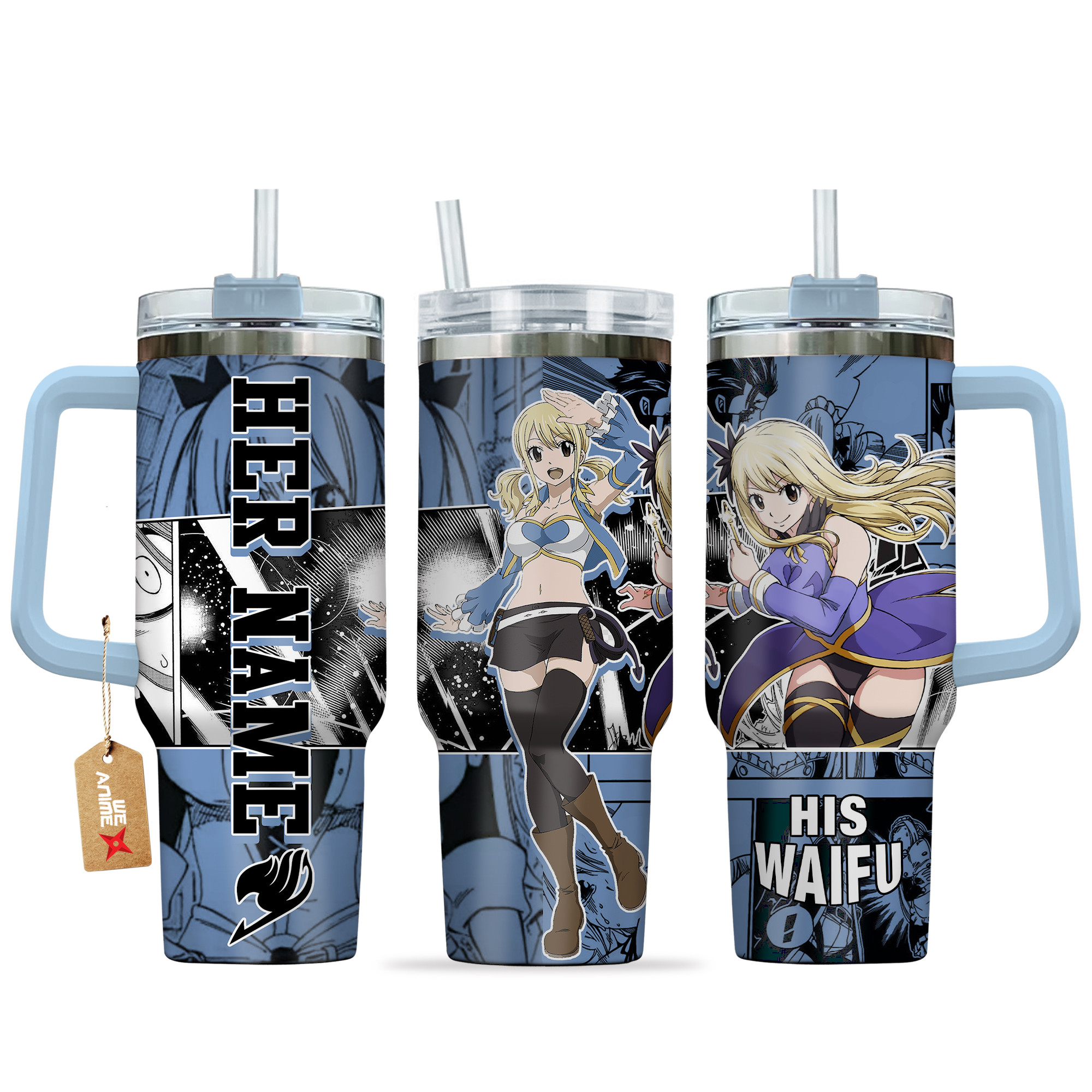 Lucy Heartfilia Fairy Tail Anime Valentine Custom Stanley Cup 40 oz 30 oz Tumbler With HandleTVC2301137