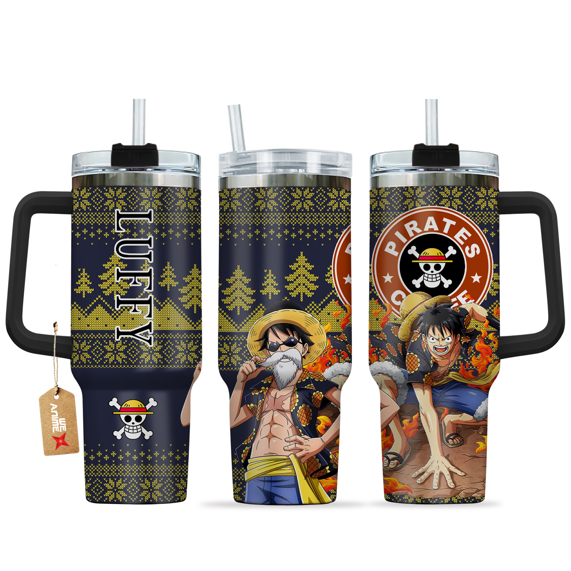 Luffy Dressrosa Arc One Piece Anime Custom Stanley Cup 40 oz 30 oz Tumbler With HandleTVC2301158