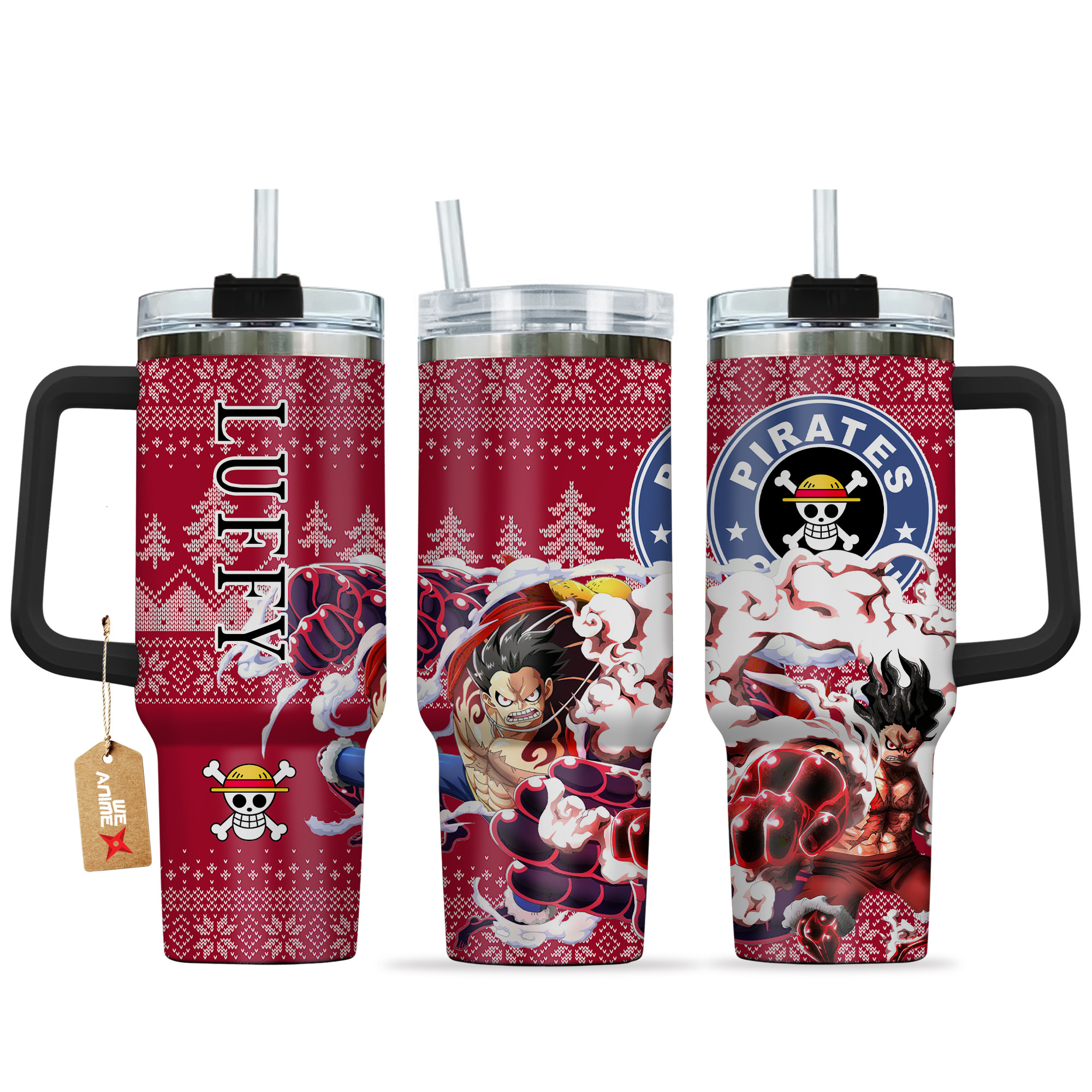 Luffy Gear 4 One Piece Anime Custom Stanley Cup 40 oz 30 oz Tumbler With HandleTVC2301160