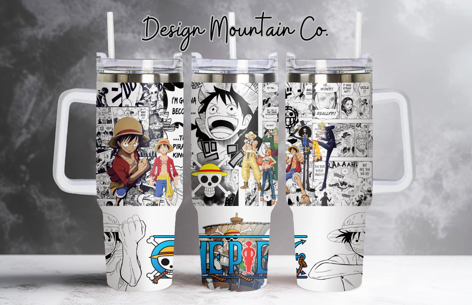 Luffy Once Piece Anime Custom Stanley Cup 40 oz 30 oz Tumbler With HandleTVC2301913