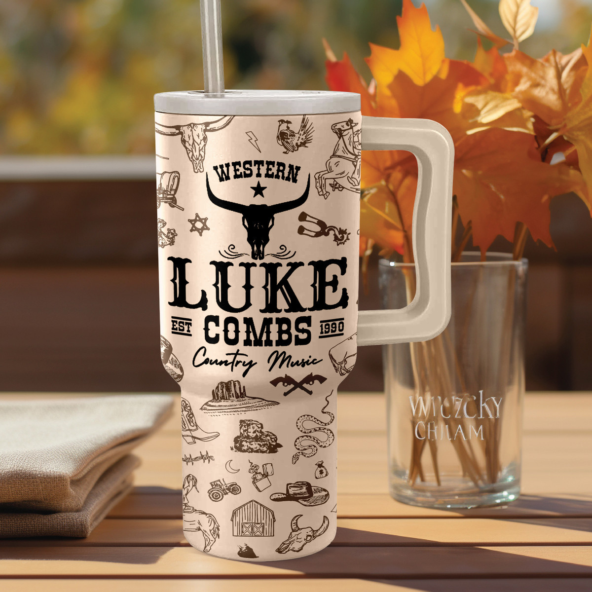 Luke Combs Music Custom Stanley Cup 40 oz 30 oz Tumbler With HandleTVC2301154