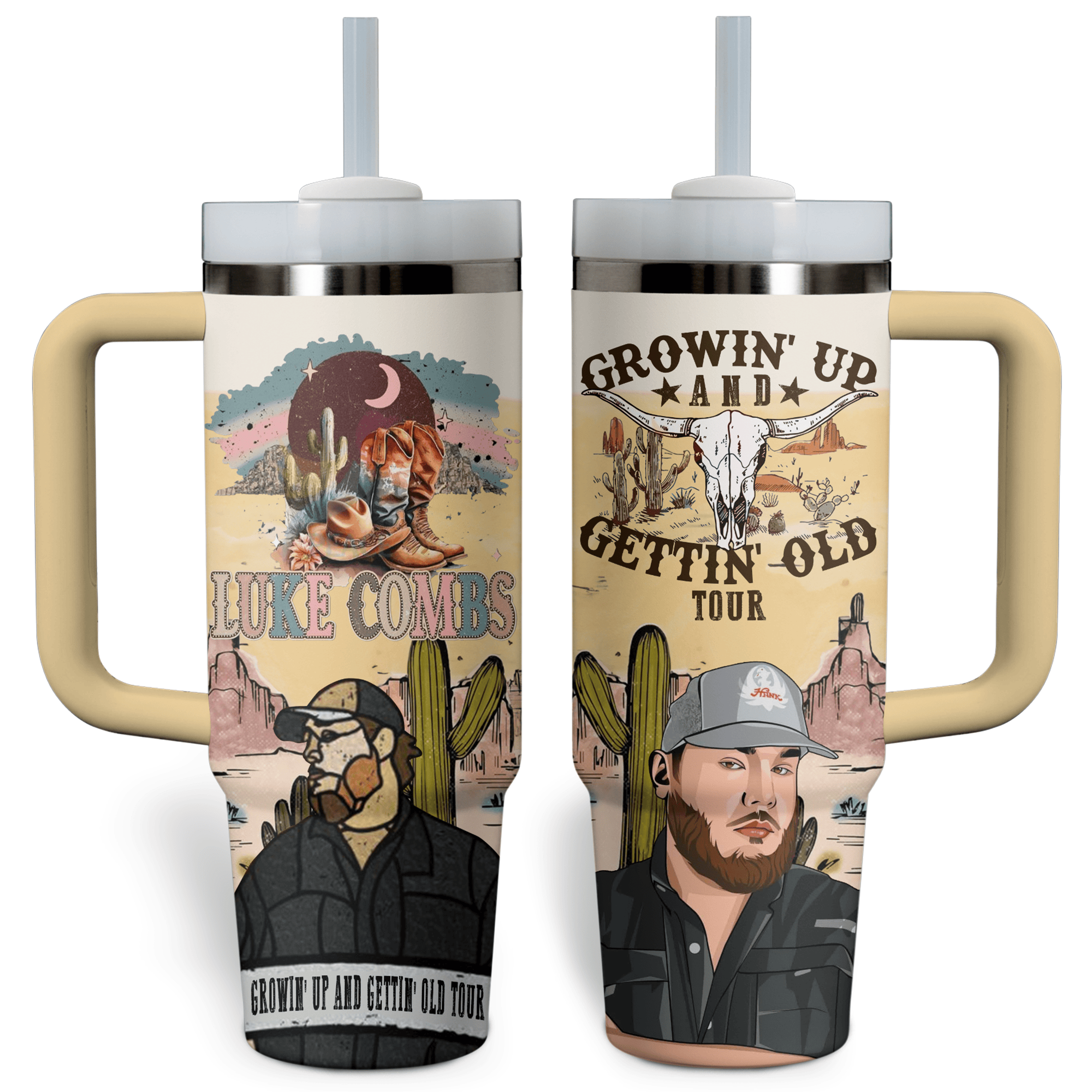 Luke combs Music Custom Stanley Cup 40 oz 30 oz Tumbler With HandleTVC2301524