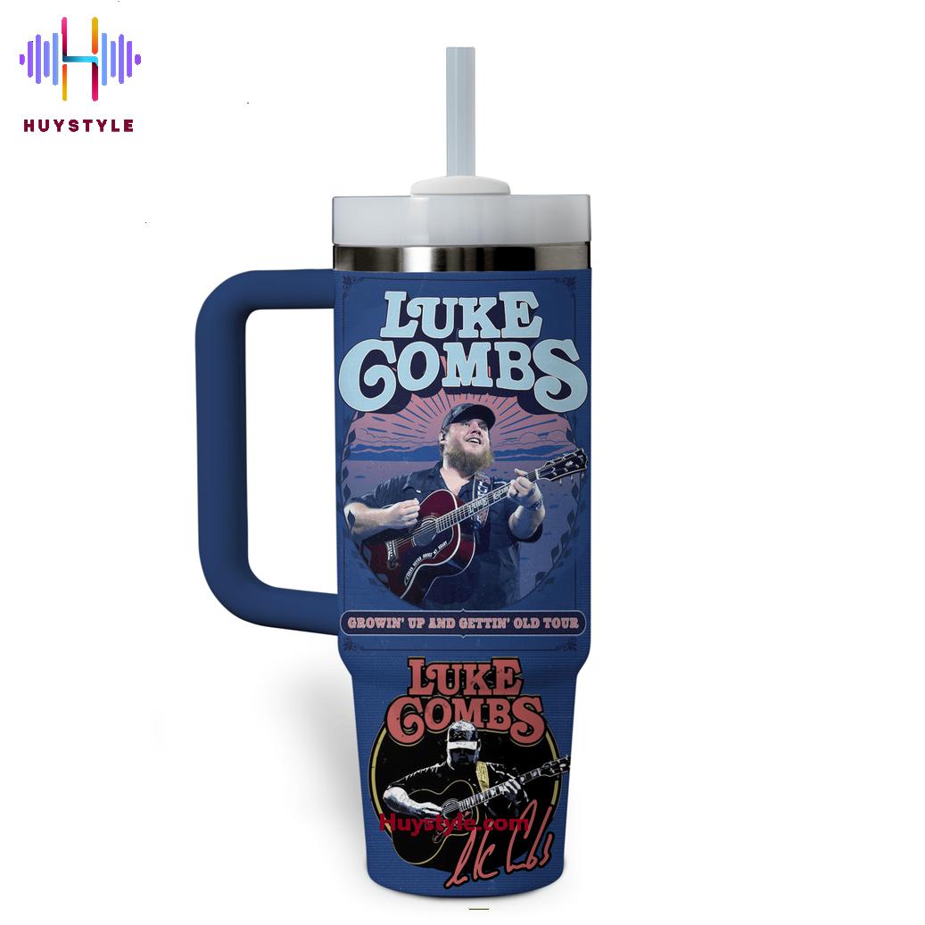 Luke Combs Music Custom Stanley Cup 40 oz 30 oz Tumbler With HandleTVC2301704 - Image 2