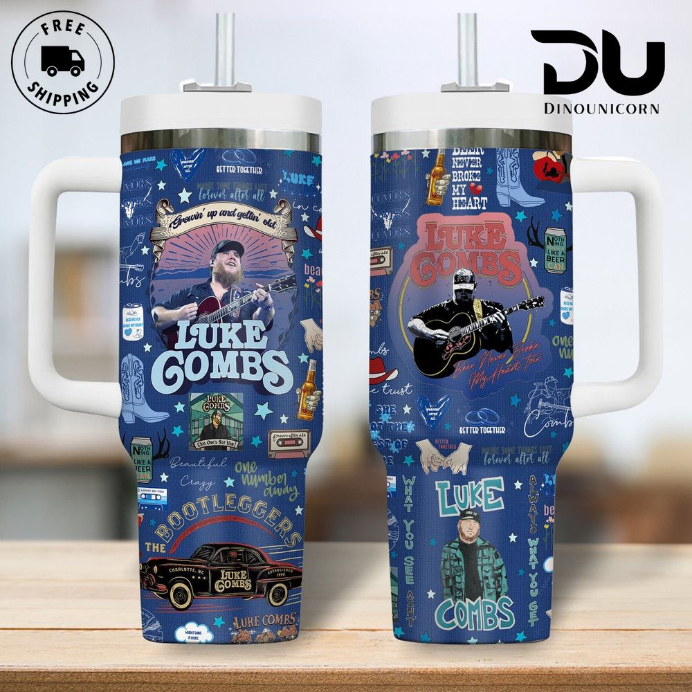 Luke Combs Music Custom Stanley Cup 40 oz 30 oz Tumbler With HandleTVC2301711