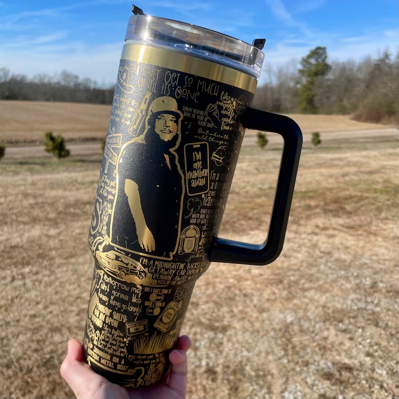 Luke Combs Music Custom Stanley Cup 40 oz 30 oz Tumbler With HandleTVC2301774