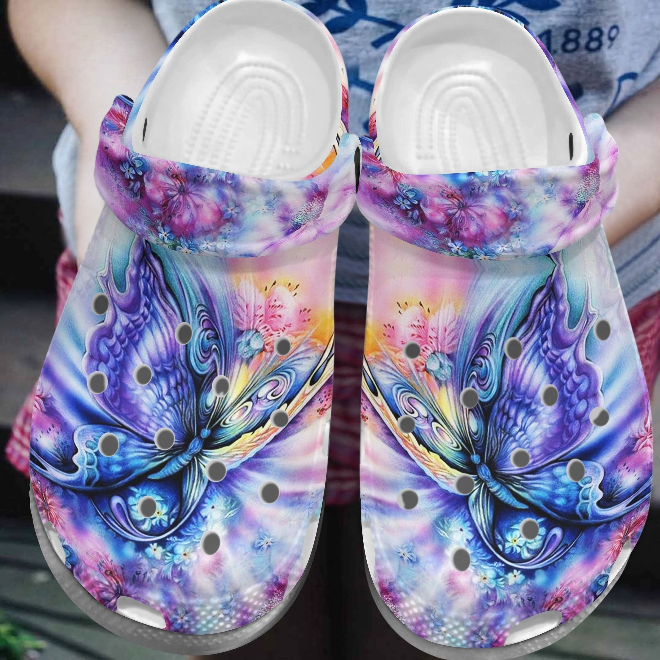 Luxury Butterfly Shoes - Magical Flower Clogs Gifts For Daughter Mom