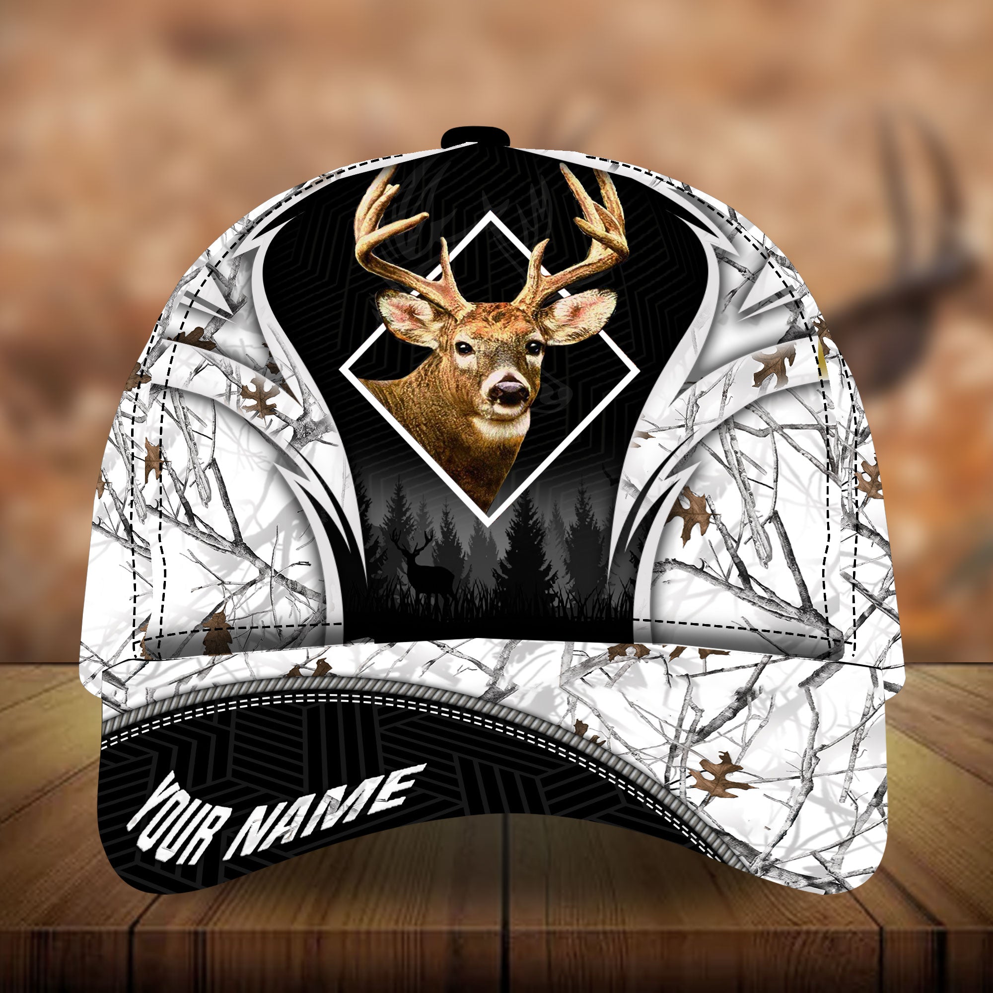 Lycurgus Sala Hunting Hats 3D Pattern Camo Personalized Trucker Hats Custom Hats Gifts For Men & Women