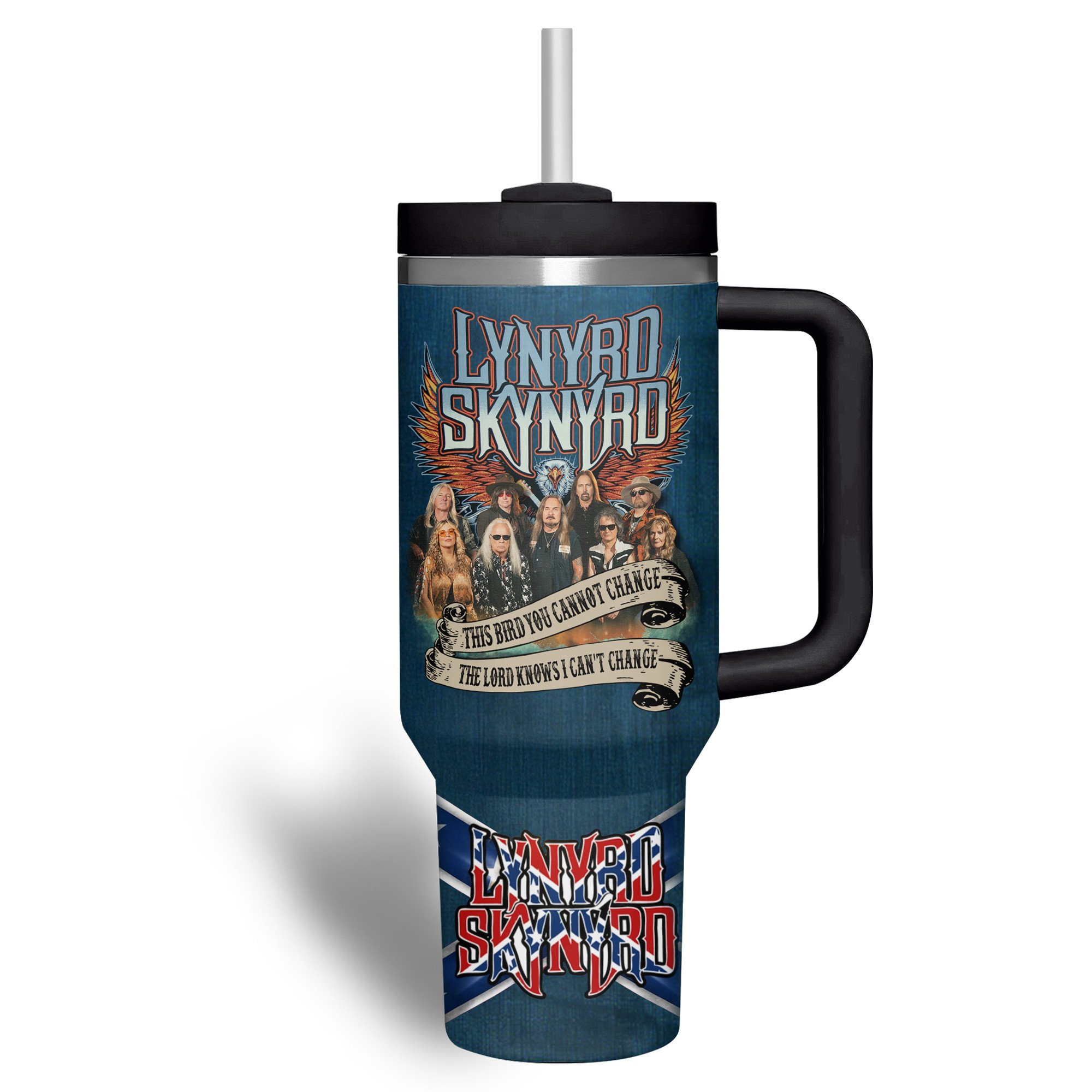 Lynyrd Skynyrd Music Custom Stanley Cup 40 oz 30 oz Tumbler With HandleTVC2301179 - Image 3