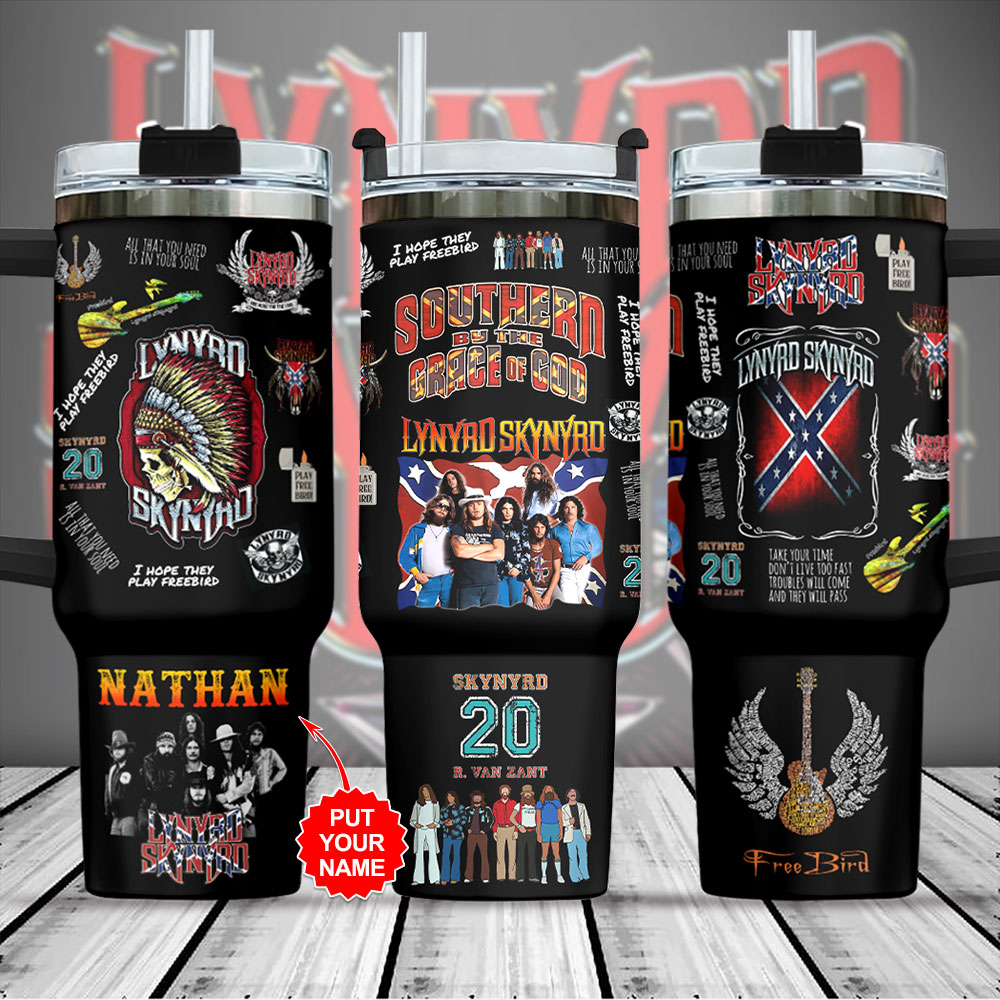 Lynyrd Skynyrd Music Custom Stanley Cup 40 oz 30 oz Tumbler With HandleTVC2301847