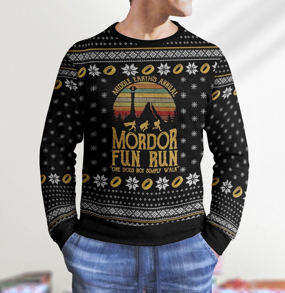 M O R D O R Fun Run Knitted Sweater
