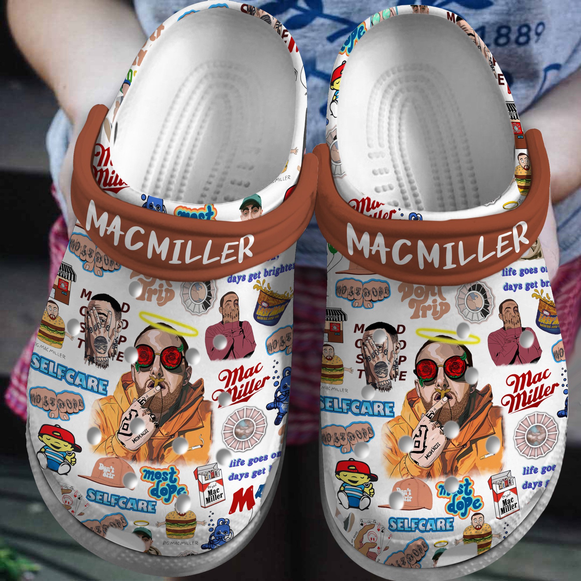 Mac Miller Music Crocs Crocband Clogs Shoes Comfortable For Men Women and Kids
