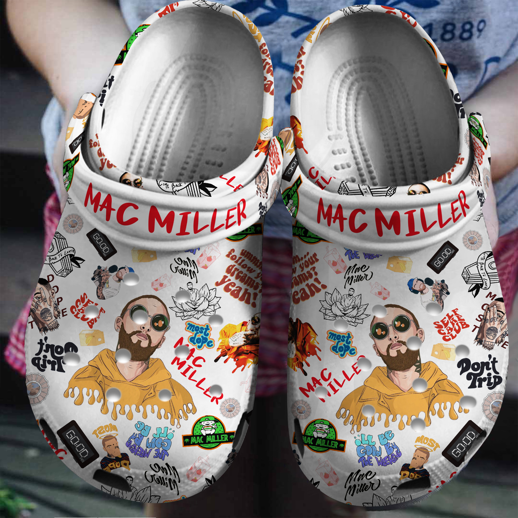 Mac Miller Music Crocs Crocband Clogs Shoes Comfortable For Men Women and Kids