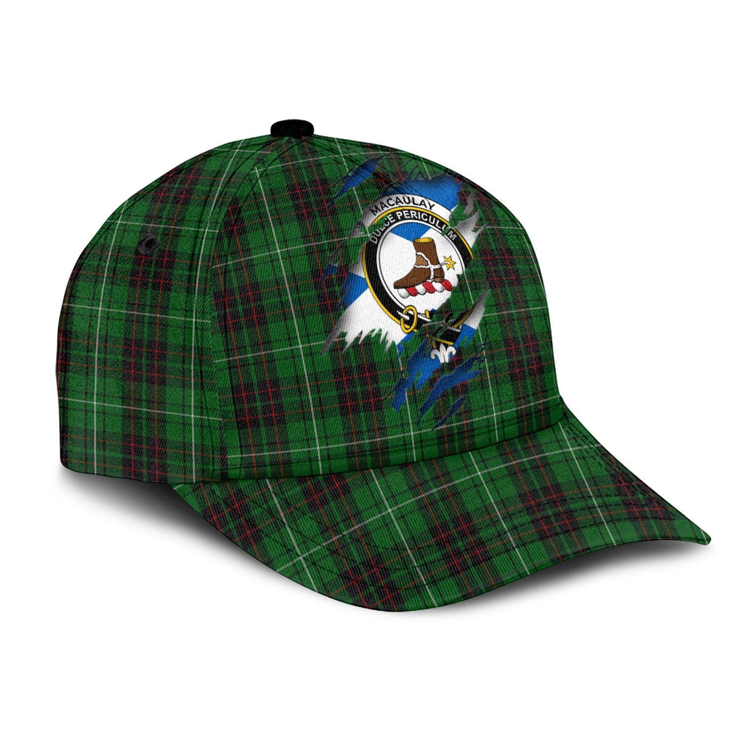 MacAulay of Lewis Tartan Plaid Cap, Family Crest In Me Style Tartan Baseball Cap TS23 Trucker Hats Custom Hats Gifts For Men & Women