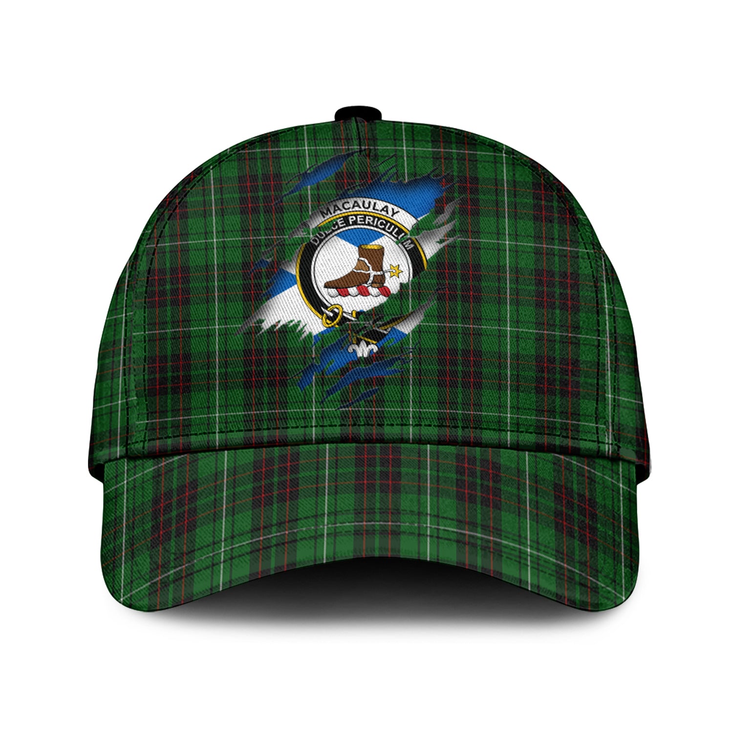 MacAulay of Lewis Tartan Plaid Cap, Family Crest In Me Style Tartan Baseball Cap TS23 Trucker Hats Custom Hats Gifts For Men & Women