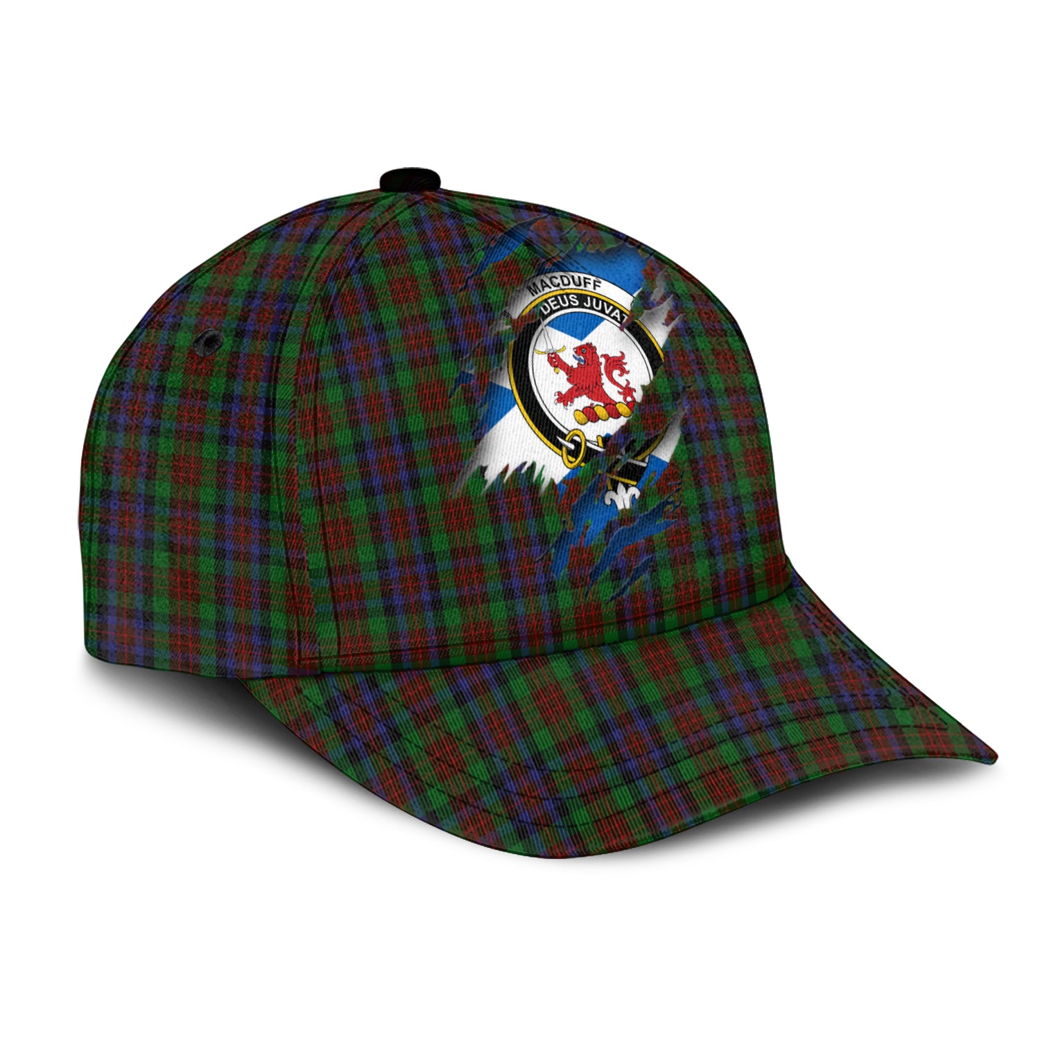 MacDuff Hunting Tartan Plaid Cap, Family Crest In Me Style Tartan Baseball Cap TS23 Trucker Hats Custom Hats Gifts For Men & Women
