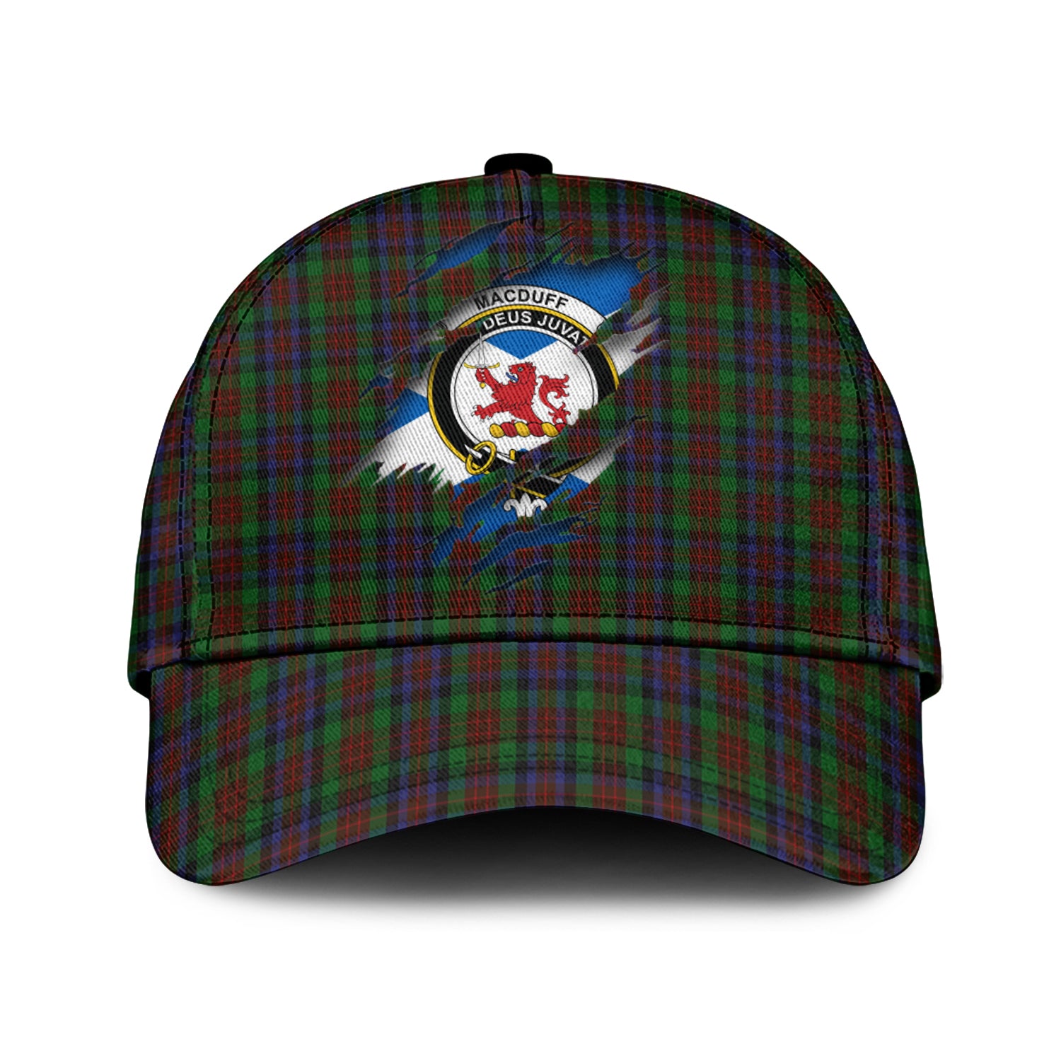 MacDuff Hunting Tartan Plaid Cap, Family Crest In Me Style Tartan Baseball Cap TS23 Trucker Hats Custom Hats Gifts For Men & Women