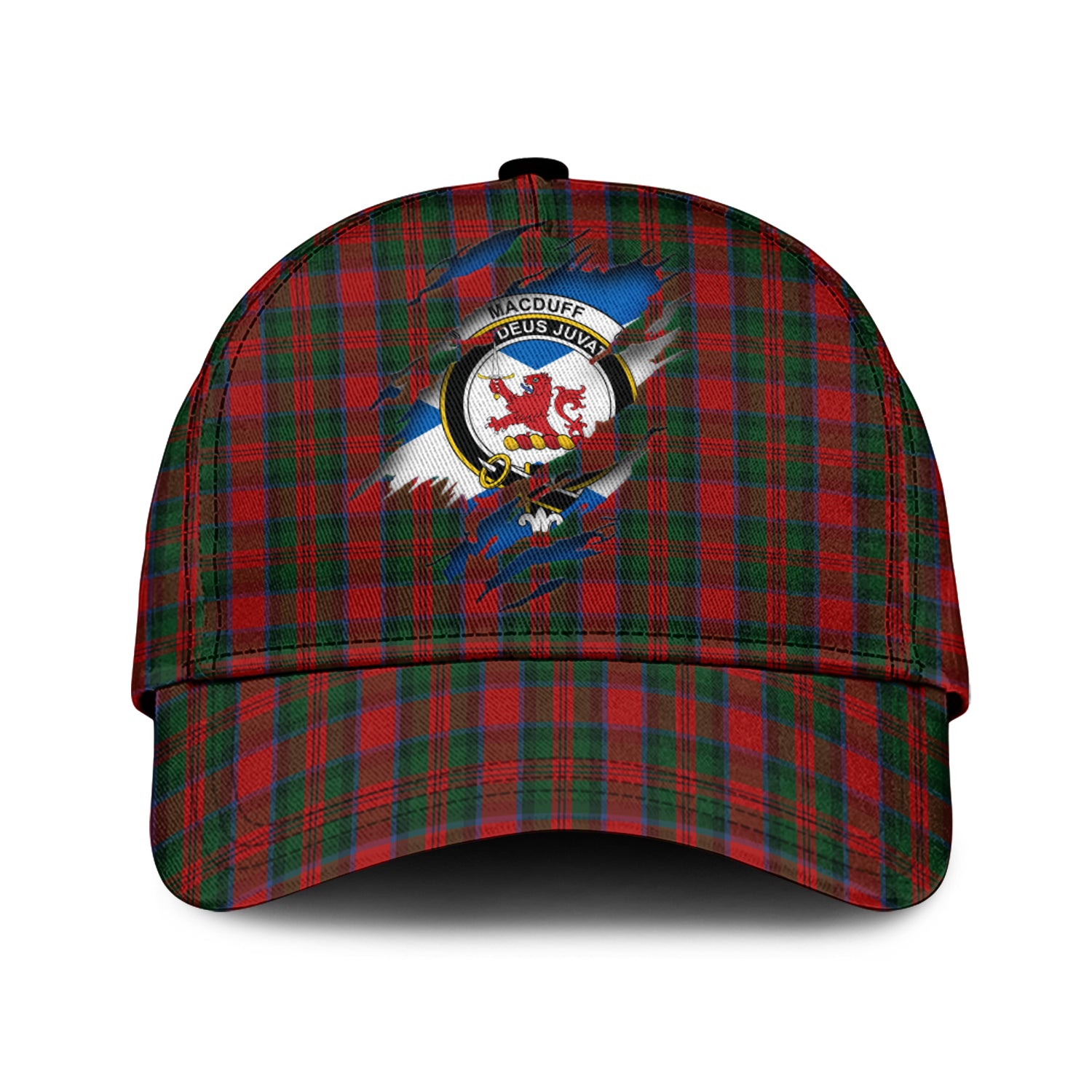 MacDuff Tartan Plaid Cap, Family Crest In Me Style Tartan Baseball Cap TS23 Trucker Hats Custom Hats Gifts For Men & Women