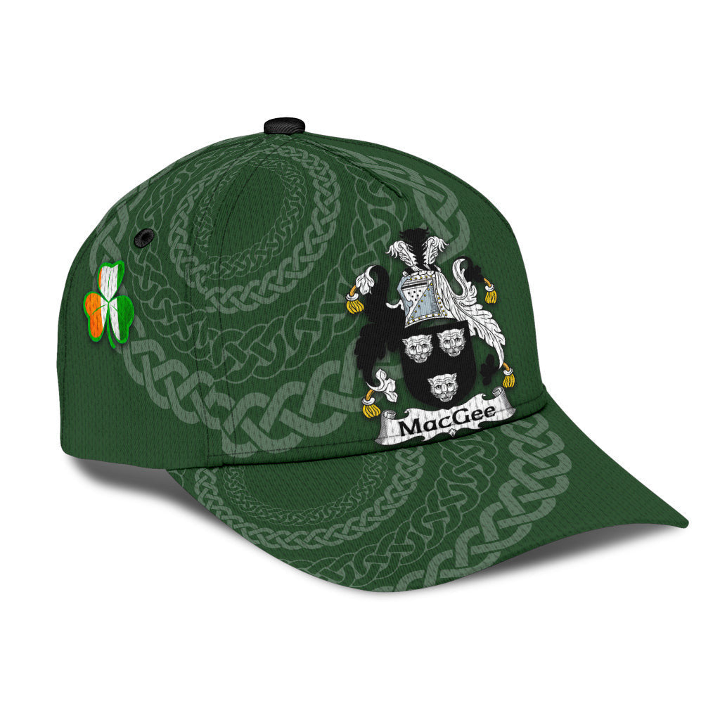 Macgee Coat Of Arms II Irisharms - Irish Family Crest St Patrick's Day Hat Classic Cap Trucker Hats Custom Hats Gifts For Men & Women