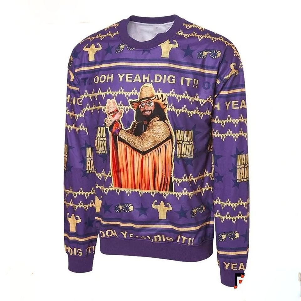Macho Man Randy Savage The Cream Of The Crop Ugly Christmas, Xmas Gift 2023
