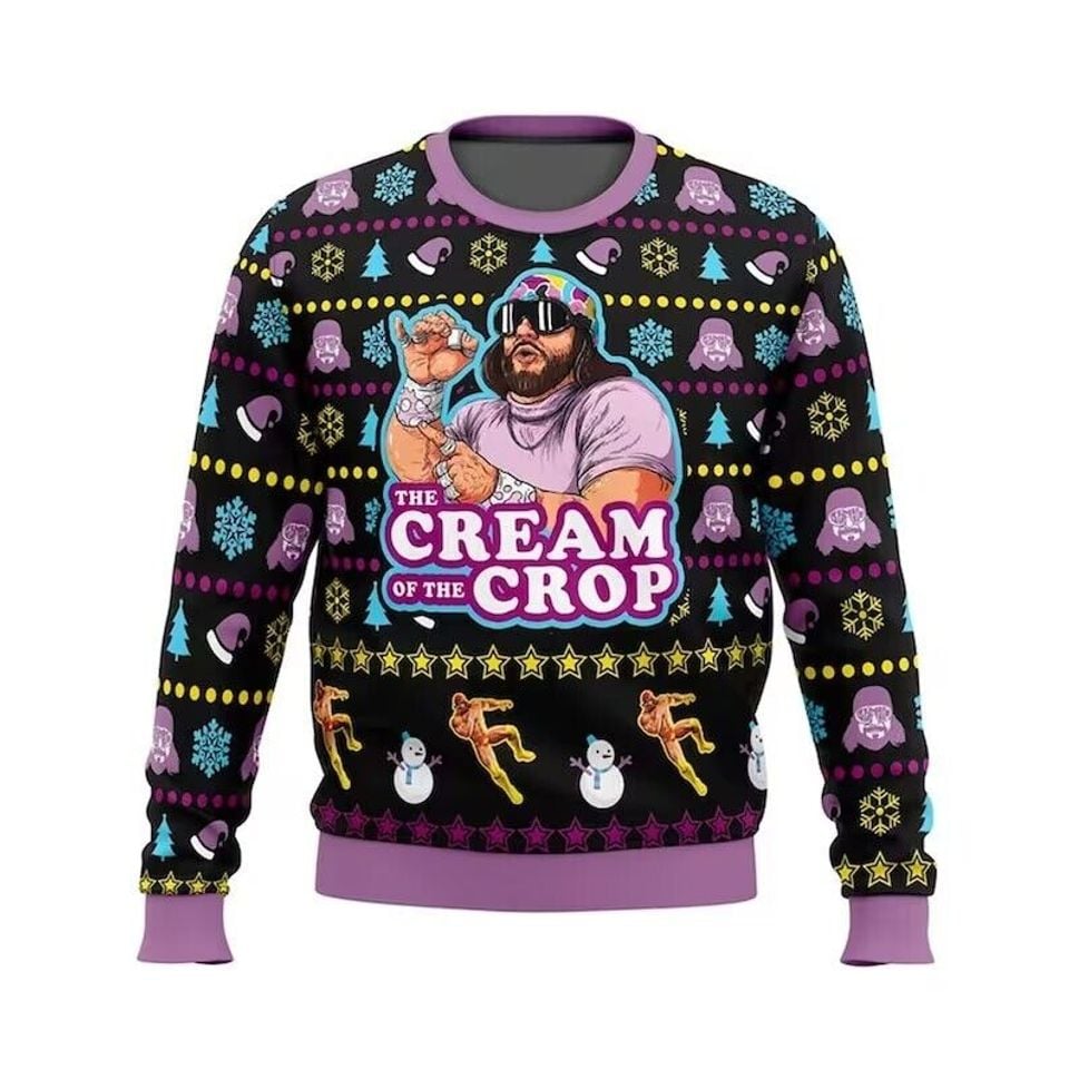 Macho Man Randy Savage Xmas Sweater, The Cream of the Crop Shirt