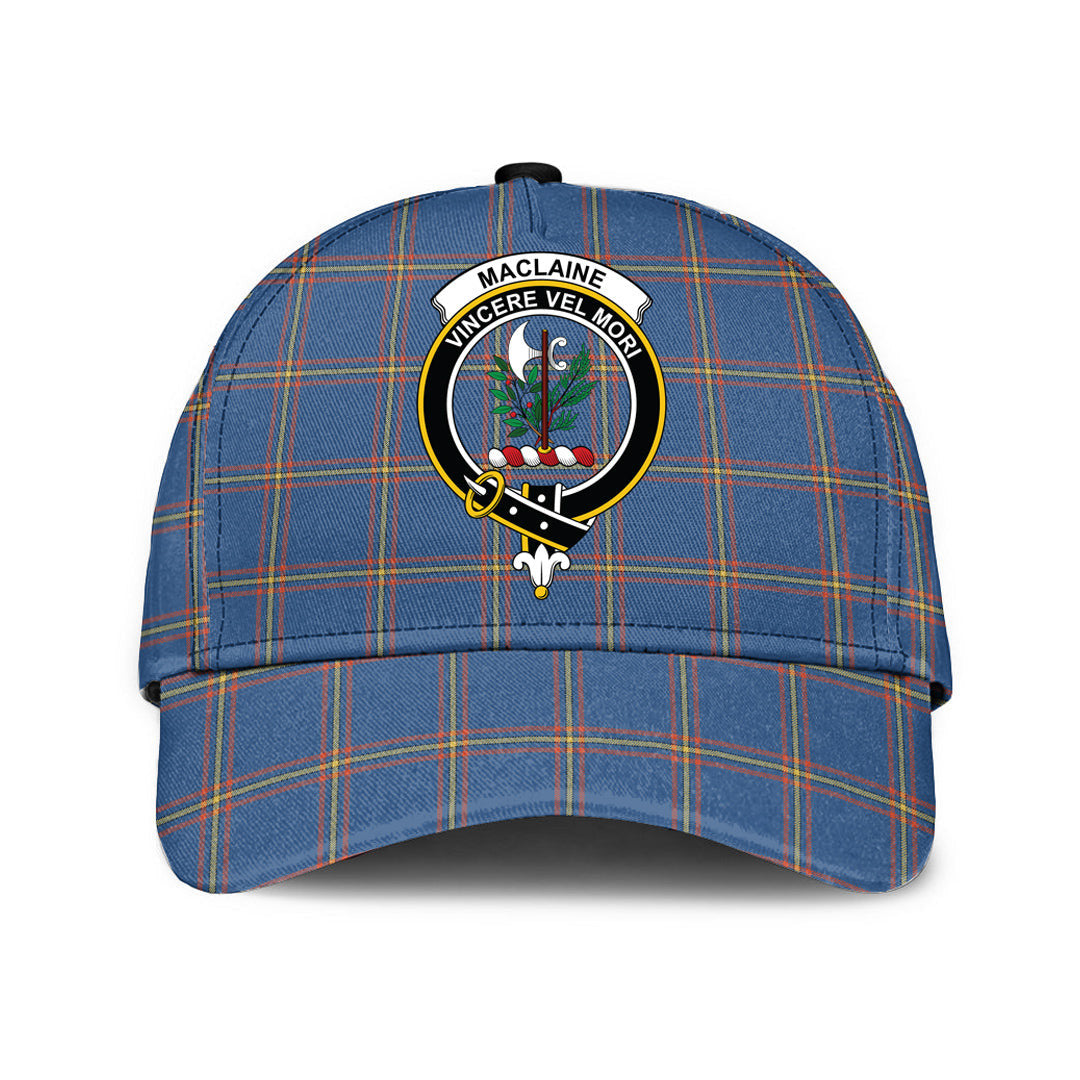 MacLaine of Loch Buie Hunting Ancient Tartan Baseball Cap, Tartan Plaid Cap with Family Crest K23 Trucker Hats Custom Hats Gifts For Men & Women