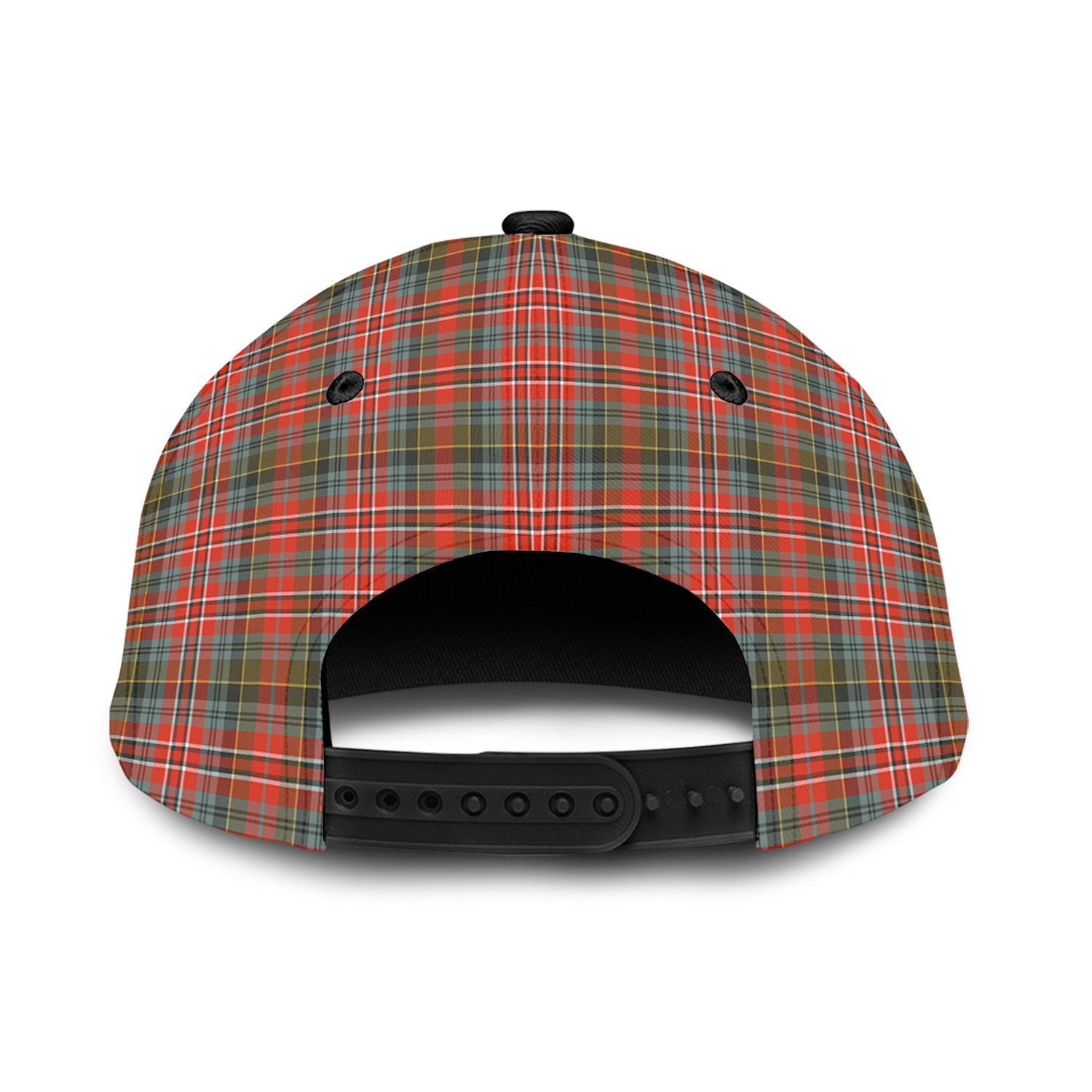 MacPherson Weathered Tartan Plaid Cap, Family Crest In Me Style Tartan Baseball Cap TS23 Trucker Hats Custom Hats Gifts For Men & Women