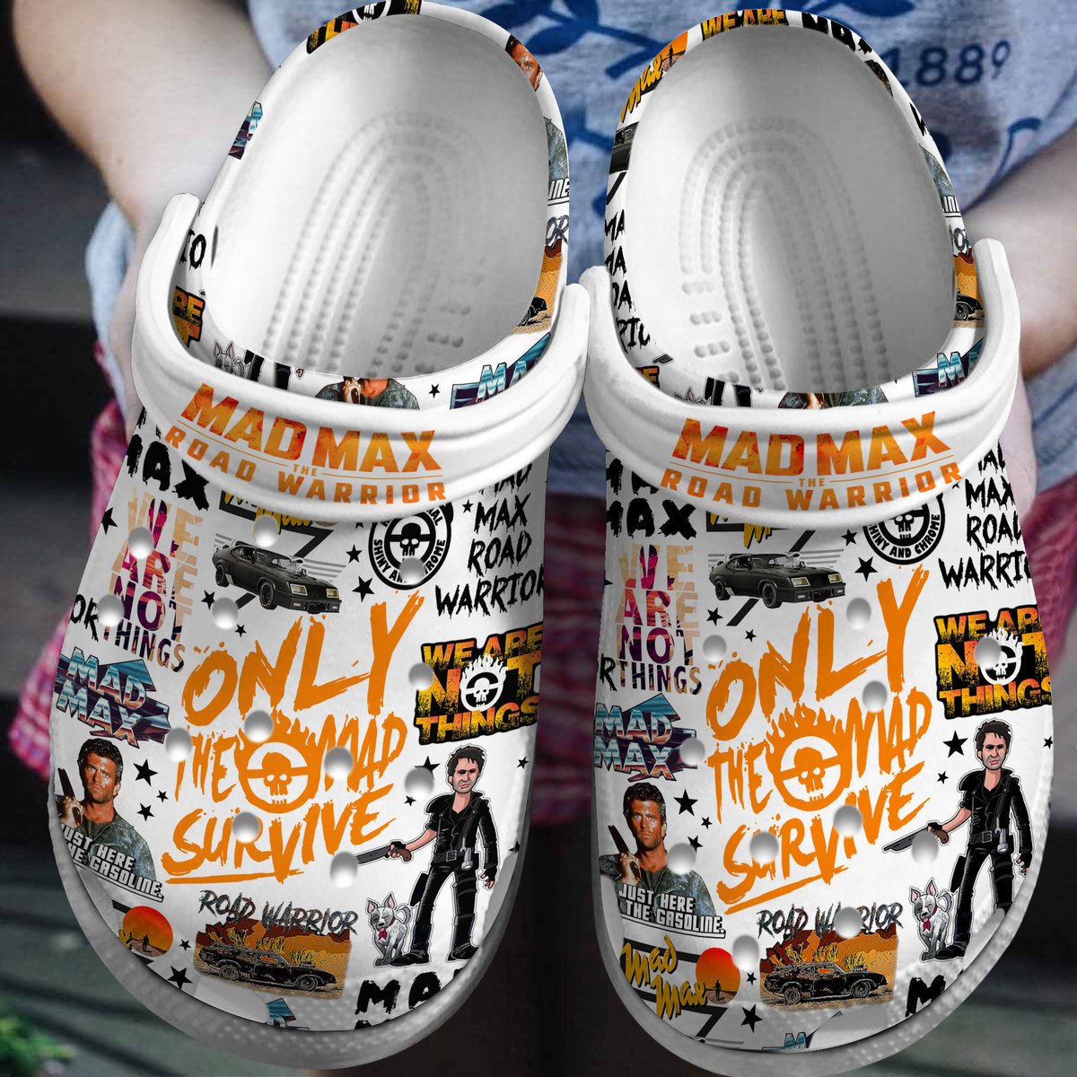 Mad Max Movie Crocs Crocband Clogs Shoes Comfortable For Men Women and Kids