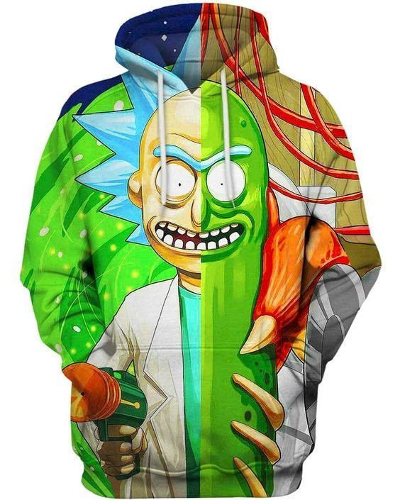 Mad Scientis Rick And Morty 3D All Over Print Hoodie, Zip Hoodie