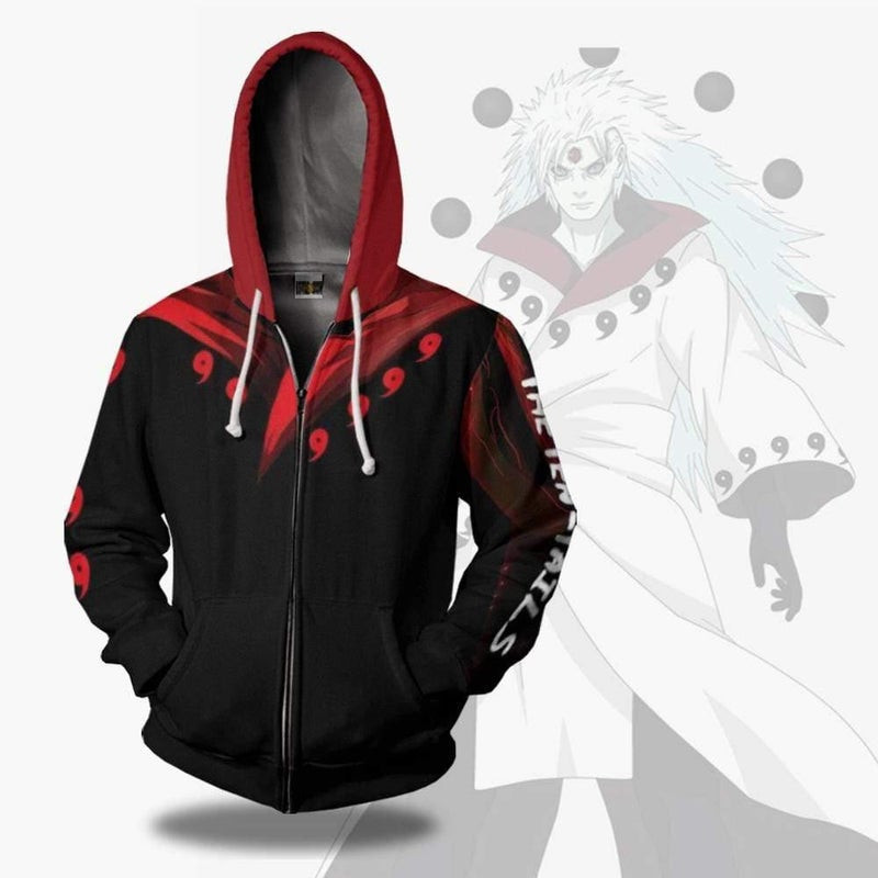 Madara Uchiha Jinchuriki 3D All Over Print Hoodie, Zip Hoodie